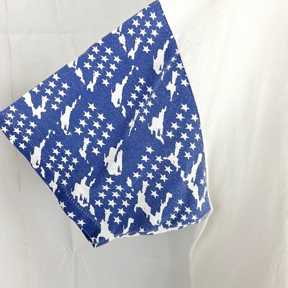 Vintage L.A.T Sport Men's Size XL T-Shirt American Flag Sleeves Single Stitch - Picture 7 of 9